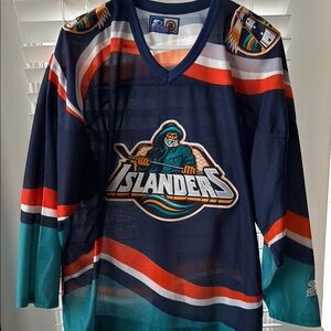 Vintage Starter New York Islanders Fisherman NHL Hockey Jersey
